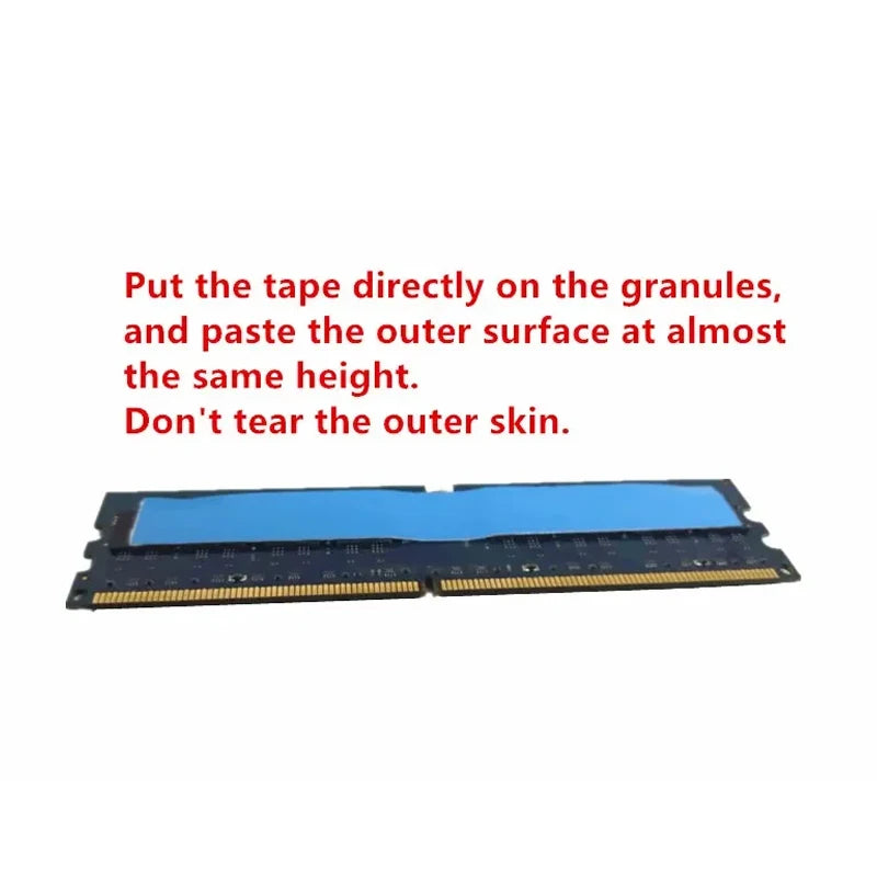 RAM Heatsink DDR2 DDR3 DDR4 Armor for Computer Memory Cooler Radiator, White Blue Black Red 4 Colors