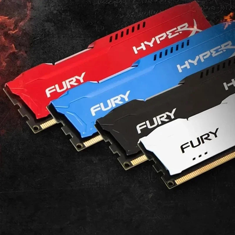 RAM Heatsink DDR2 DDR3 DDR4 Armor for Computer Memory Cooler Radiator, White Blue Black Red 4 Colors